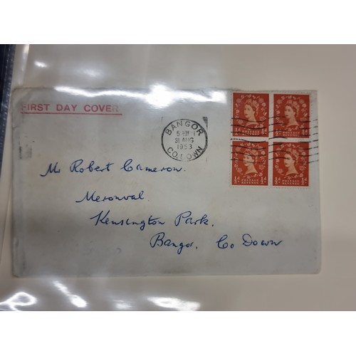 158 - A well organised stamp album of a superb collection of first day covers, over 40 pages. Collection i... 