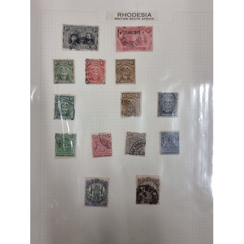 166 - A organised stamp folder of central Africa examples (over 50 pages), with examples from the Colonial... 