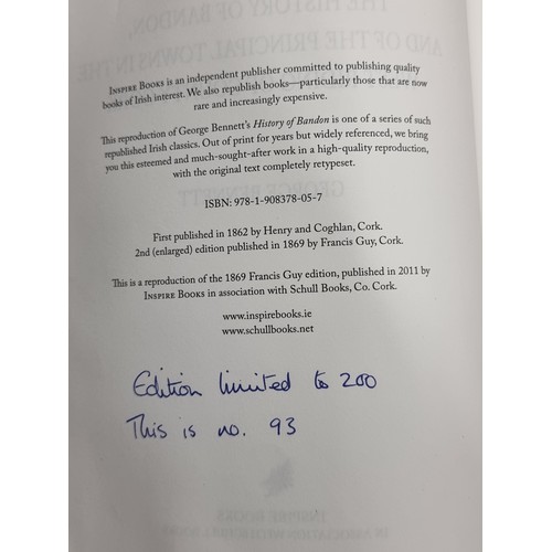210 - A hardback book entitled ''The History of Bandon, And Of The Principle Towns In The West Riding Of C... 