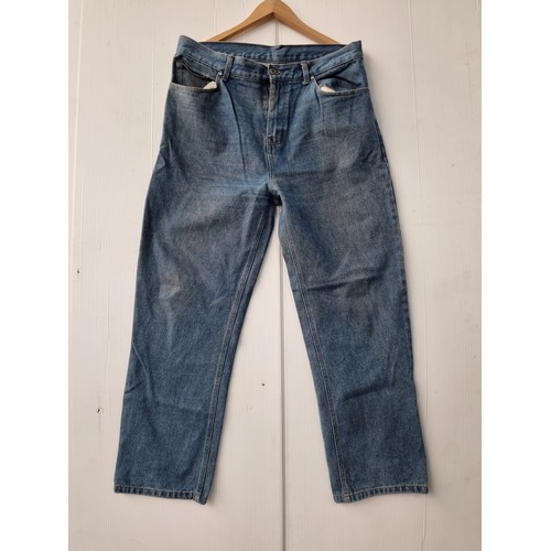 360 - A large box of 33 clothing items including women's jeans sizes 14-16 UK. Lots of great sellable or w... 