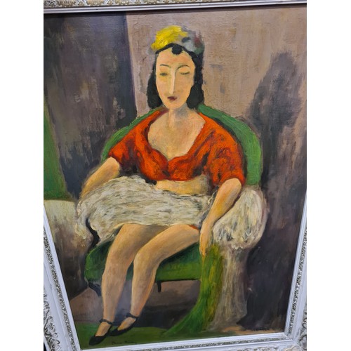 503 - STAR LOT: A stunning large original oil on canvas painting titled 