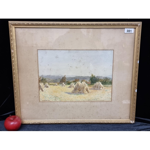 81 - A stunning original antique watercolour by the famous British landscapist Cyril Ward. It features a ... 