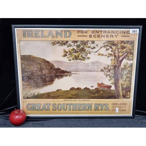 82 - A high quaity print of an advertisement for the Great Southern Rys, Ireland reading 