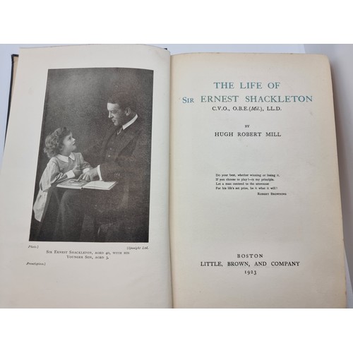 761 - Two vintage hardback books of Antarctic exploration interest, including a first edition of  