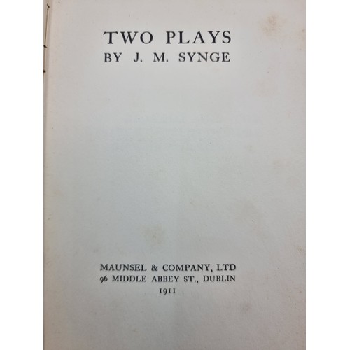 759 - Two hardback books of Irish Theatre Interest, Including a first edition of 