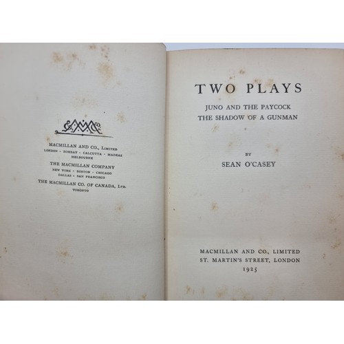 759 - Two hardback books of Irish Theatre Interest, Including a first edition of 