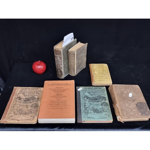 229 - A selection of seven vintage and antique books including ''The Testimony of An Escaped Novice, From ... 