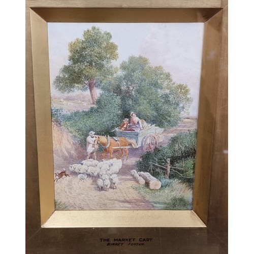 63 - Star Lot: A charming original antique watercolour on paper painting by the British artist Myles Birk... 