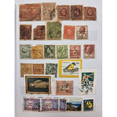 418 - A fully furnished stamp stock book, containing USA, UK, Australian, French and other European, Afric... 