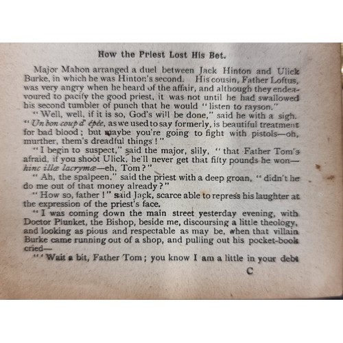 165 - A vintage copy of the book ''Saxon's Everybody's Book of Irish Wit and Humour''. Vol. 14 of Saxon's ... 