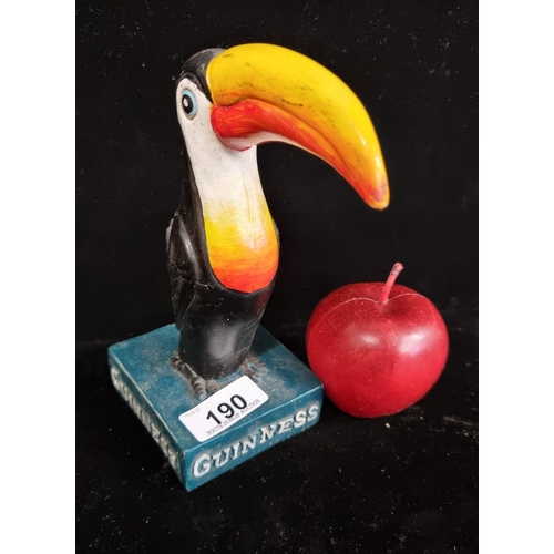 190 - A large Guinness Advertising figure in the form of the iconic Toucan, in a bright colour palette.