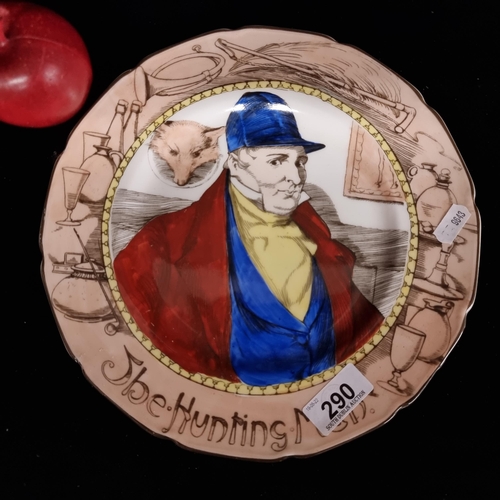 290 - A hand painted Royal Doulton decorative plate entitled 