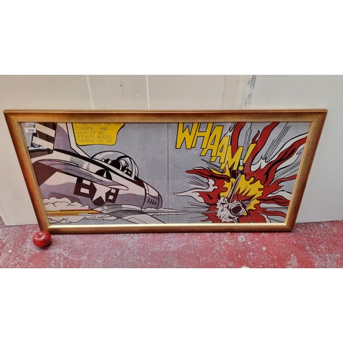 310 - A very large high quality print of the painting originally by Roy Lichtenstein titled 