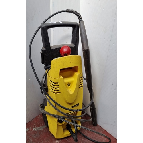 377 - A Karcher K 3.91 electric power washer, great for cleaning up the garden before summer!