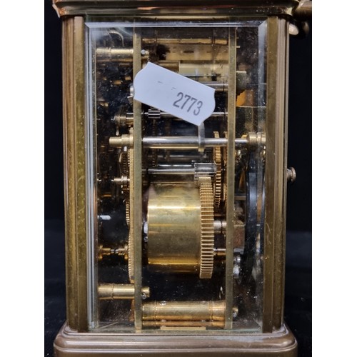 222 - STAR LOT - A stunning Large French repeating carriage clock by longstanding Swiss brand ''L'Épée'' W... 