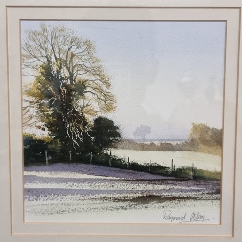 87 - A stunning original watercolour on paper painting by British artist Raymond Osborn showing a small f... 