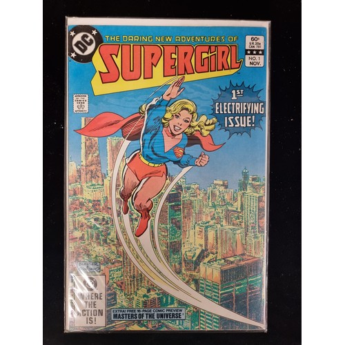 170 - A collection of nine vintage ''SuperGirl'' comic books. Part of the DC Comics universe, circa 1982. ... 