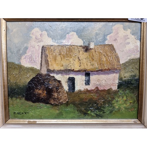 278 - A lovely antique original oil on canvas painting titled 