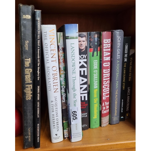 605 - A collection of eleven books of Irish sporting interest.