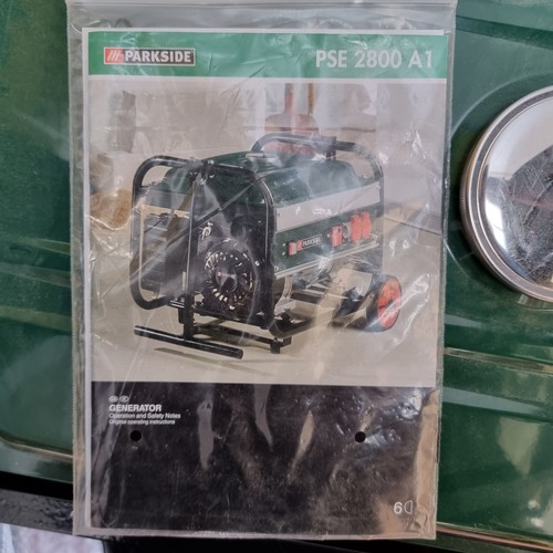 277 - A new never used Parkside branded Power Generator, model PSE 2800 A1. Maximum power is 2800W with a ... 