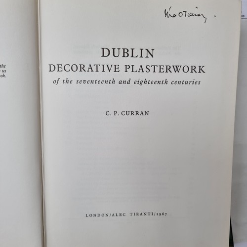 656 - A hardback book entitled ''Dublin Decorative Plaster-work of the 17th and 18th Centuries'' by C.P. C... 