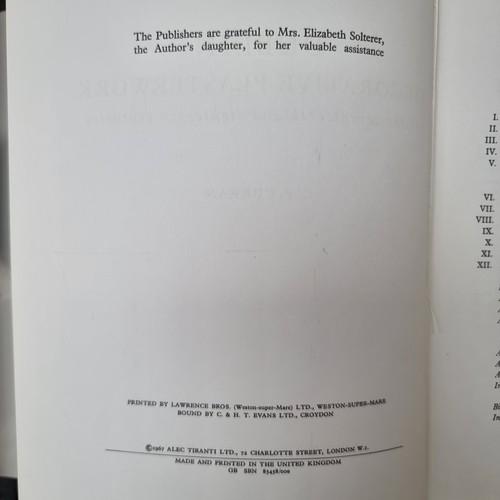 656 - A hardback book entitled ''Dublin Decorative Plaster-work of the 17th and 18th Centuries'' by C.P. C... 