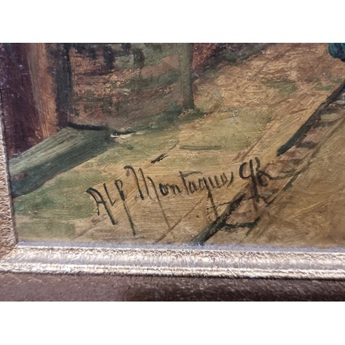 111 - Star Lot: Two magnificent 19th century oil on canvas paintings titled 
