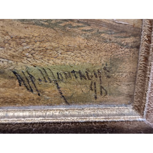 111 - Star Lot: Two magnificent 19th century oil on canvas paintings titled 