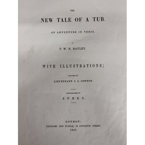 155 - A wonderful, antique book of verse entitled ''The New Tale of a Tub: An Adventure in Verse'' by F.W.... 