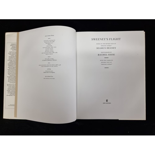 162 - A hardback book of verse by Séamus Heaney entitled ''Sweeney's Flight''. Based on the revised text o... 