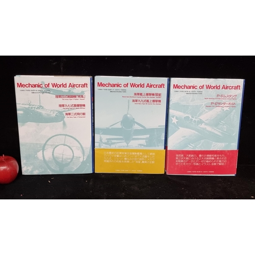 187 - Three Japanese aviation books titled 