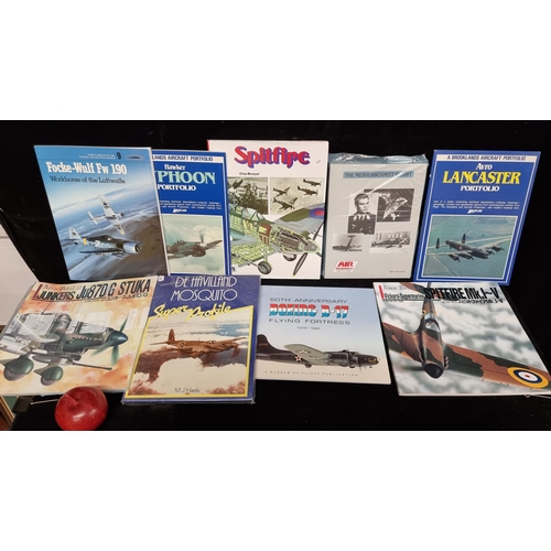 199 - Nine vintage books of aviation interest including Air Research Publications 