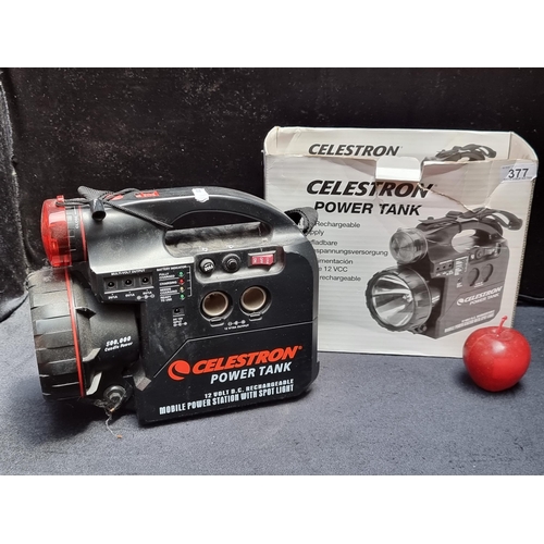 268 - A Celestron power tank- a 12 Volt  rechargeable power station with spot light.