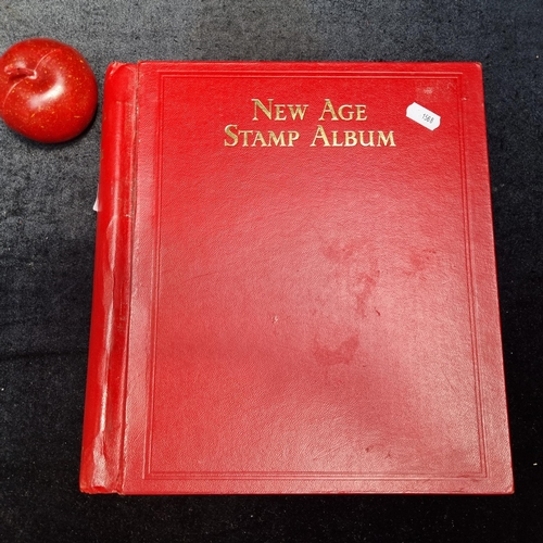 272 - The New Age pictorial stamp album by ''Stanley Gibbons Limited''. With mint and high value sets.