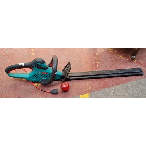 283 - A Bosch electric hedge trimmer model AHS 60-26