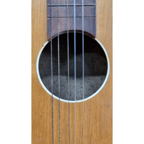 100 - An original 1940's gypsy jazz guitar with curved back.