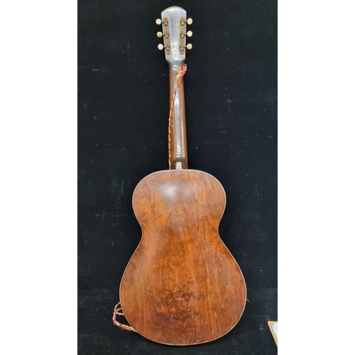 100 - An original 1940's gypsy jazz guitar with curved back.