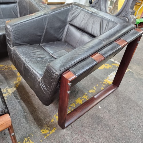 302 - Star Lot : An magnificent vintage 1974 Percival Lafer mid-century lounge suite with two arm chairs, ... 