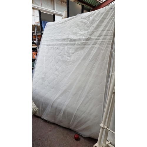 653 - An as new double bed Meradiso brand mattress topper. Sealed in original packaging. H194cm x W155cm D... 