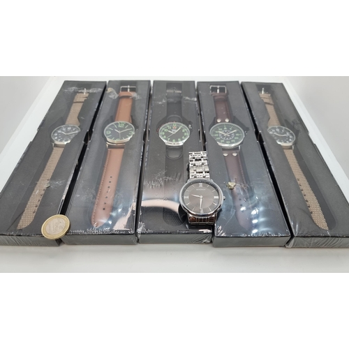 14 - A collection of five brand new army wrist watches, contained in original unopened presentation boxes... 
