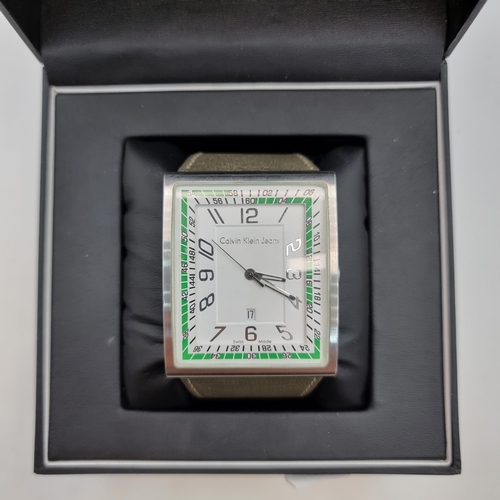 21 - A Calvin Klein Luminous dial wrist watch In VGC
