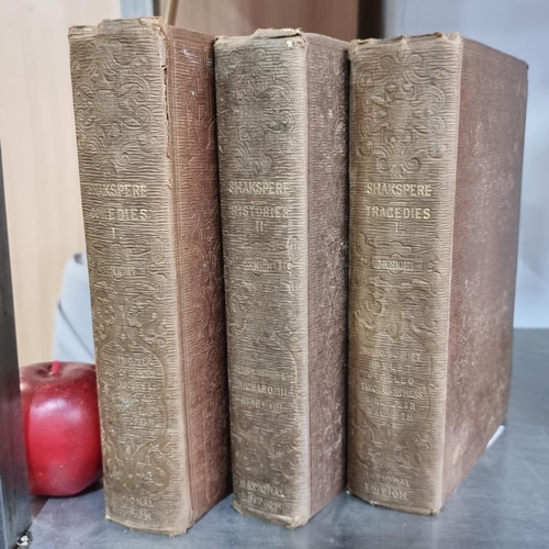 714 - A remarkable collection of three antique hardback books including 