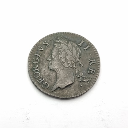 751 - Very Clean 1749 Irish Coin with clear date and sharp detail very good coin.