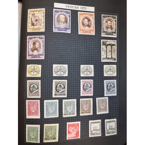 741 - A good large world Stamp album with approx 100 pages of Stamps from the 1890s-1970s including a supe... 