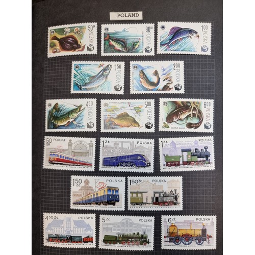 741 - A good large world Stamp album with approx 100 pages of Stamps from the 1890s-1970s including a supe... 