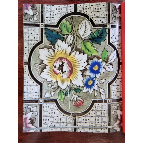 706 - A lot of two items consisting of a very elegant small tea tray inlaind with colourful porcelain tile... 