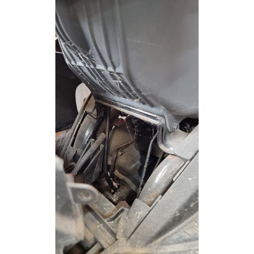 290 - A Yamaha 100 Neo Electric Start Moped. In a warm grey finish with kickstand, review mirrors and key.... 