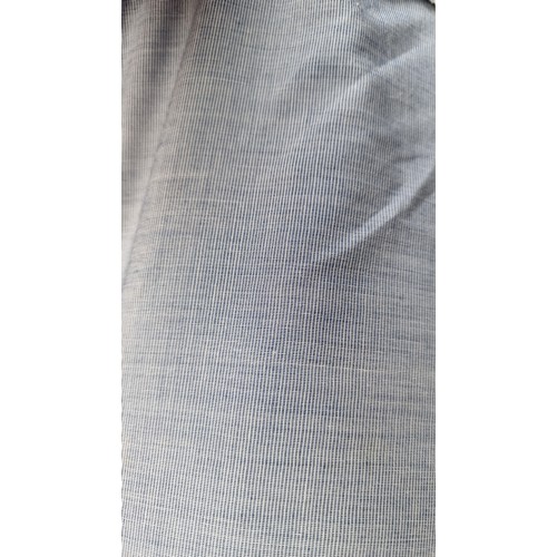 283 - A very large bolt of pale blue fabric in a linen blend.