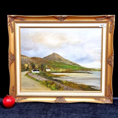 617 - Star Lot: A fantastic original oil on board painting by the well known artist Brendan Hayes, entitle... 