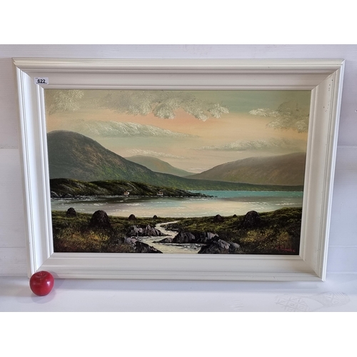 622 - A fantastic original oil on canvas painting by artist Aidan Timmons depicting the West of Ireland, w... 